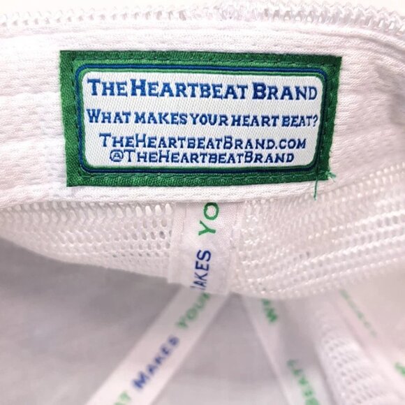 Tahoe Heartbeat Adjustable Snapback Trucker Hat Mesh Back Blue Color Embroidered - Picture 8 of 8